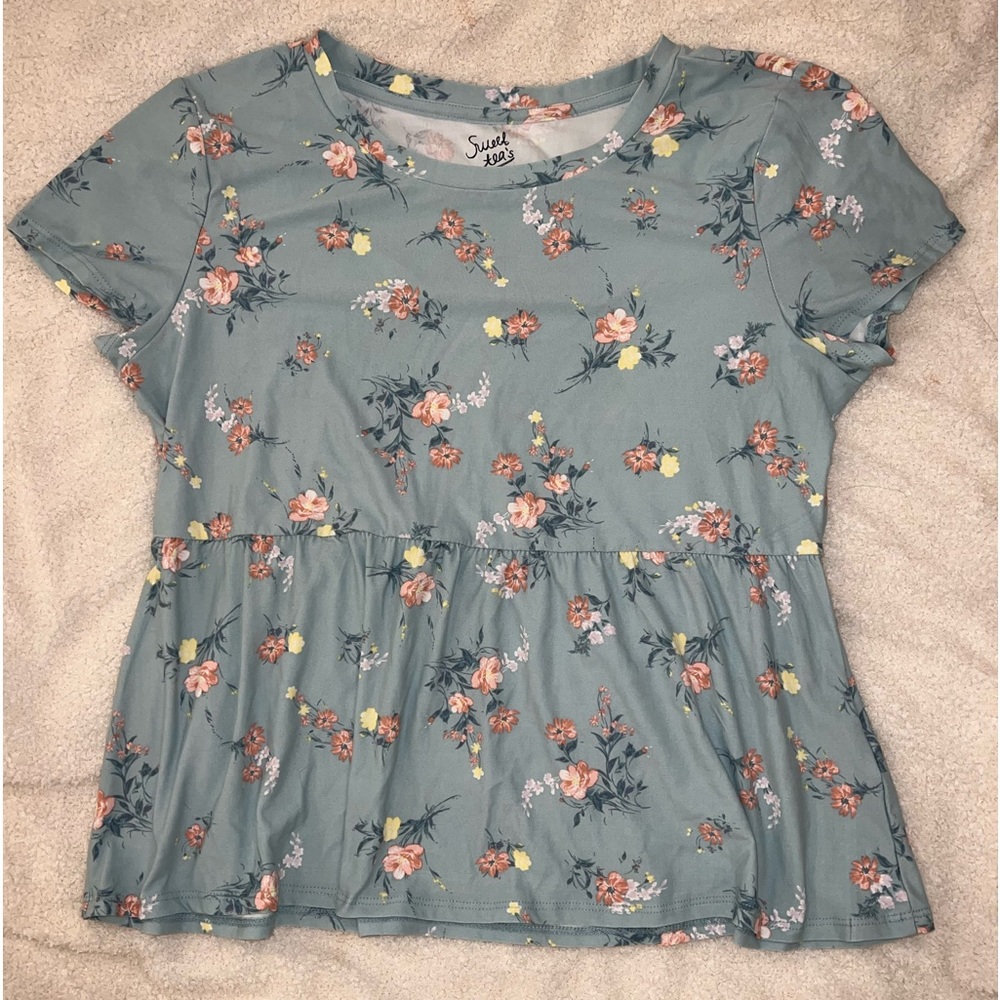 VINTAGE flower blouse